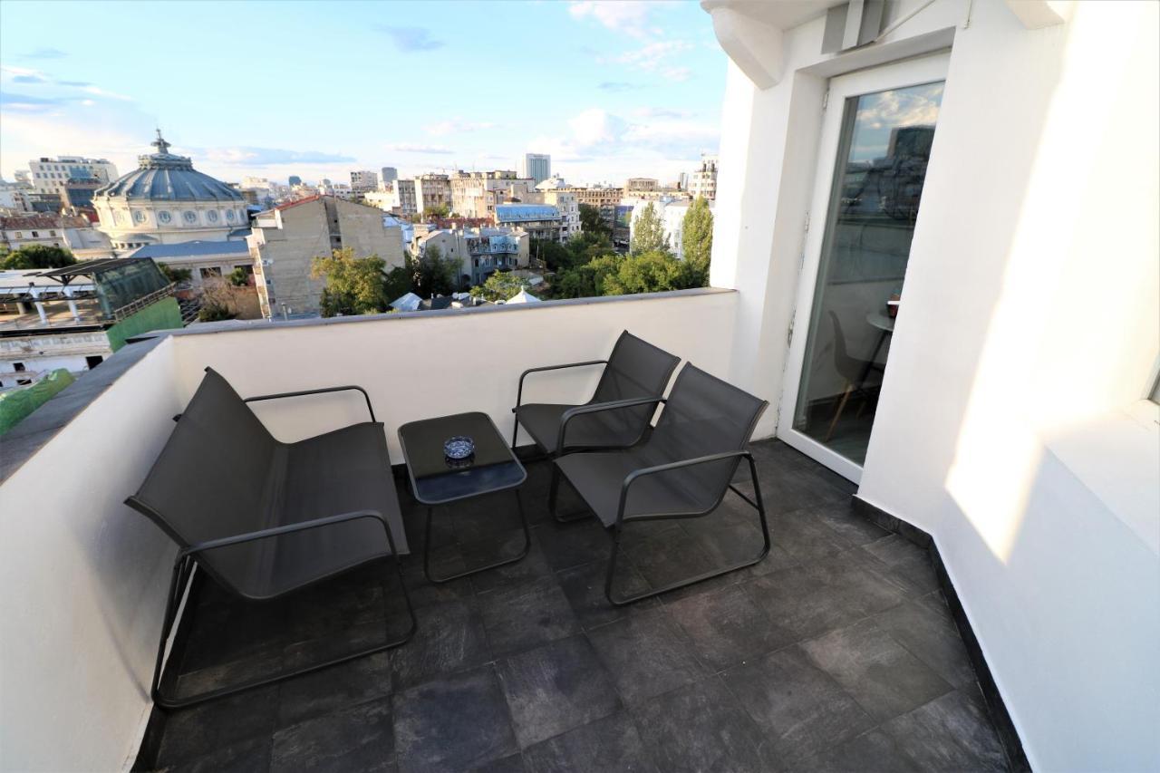 בוקרשט Athenee Palace Apartment - Panoramic View Terrace & Balcony - Free Minibar מראה חיצוני תמונה