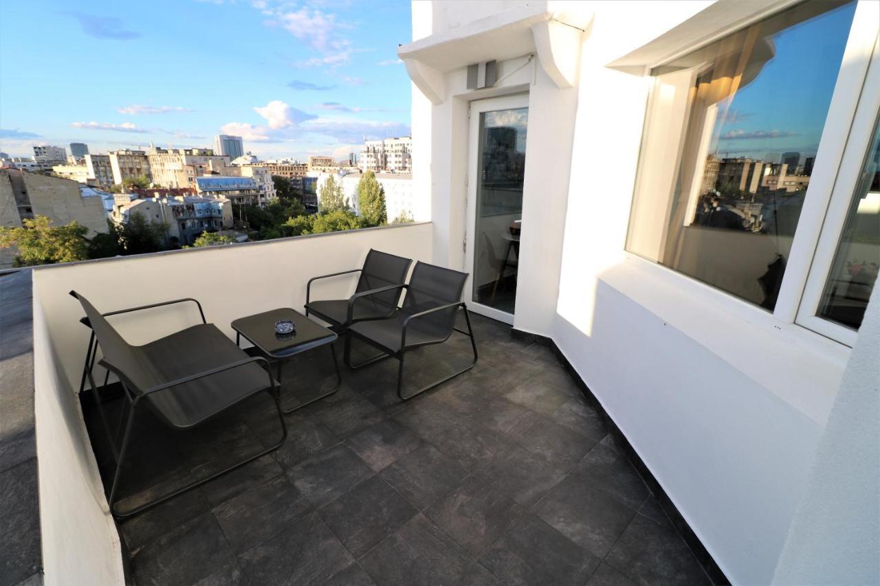 בוקרשט Athenee Palace Apartment - Panoramic View Terrace & Balcony - Free Minibar מראה חיצוני תמונה