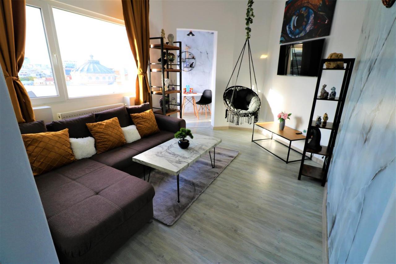 בוקרשט Athenee Palace Apartment - Panoramic View Terrace & Balcony - Free Minibar מראה חיצוני תמונה