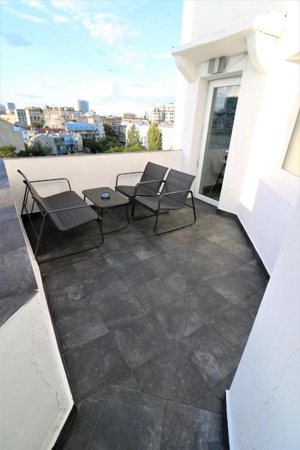 בוקרשט Athenee Palace Apartment - Panoramic View Terrace & Balcony - Free Minibar מראה חיצוני תמונה